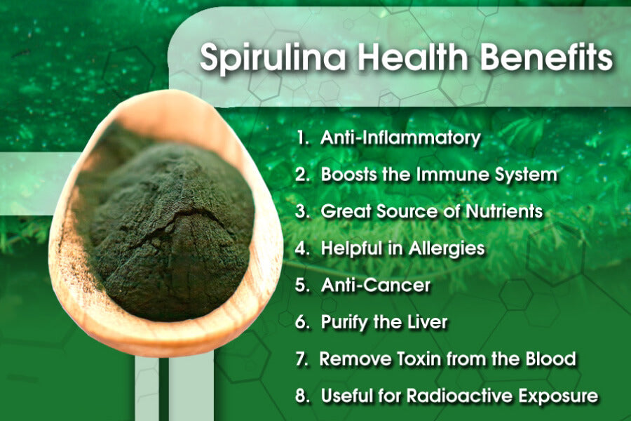Organic Spirulina Powder Ancient Chinese Secret
