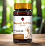 Organic Reishi 3 in 1 Capsules