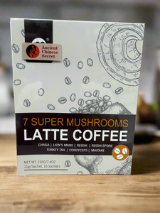 7 Super Mushrooms Latte Coffee